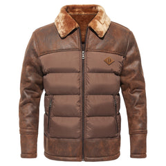 Lederjacke „Mythos Maximal“. 