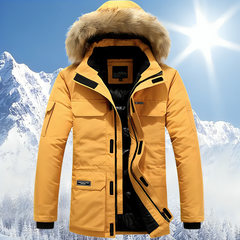 Stylische Winterjacke mit Taschen für Herren