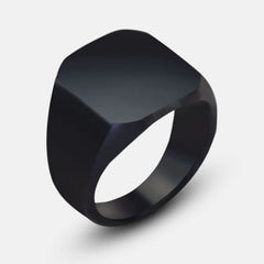 Antonios Classic Black Ring Män