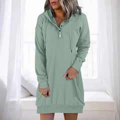 ALLEGRA – Lässiges Hoodie-Kleid