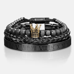 Antonios Crown Armband Set Män