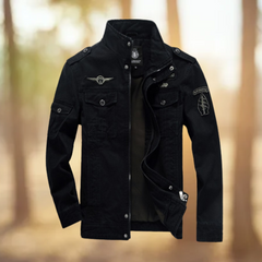 Dominico - Casual klassisk windbreakerjacka med ståkrage