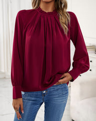 Elegante Bluse mit Rüschen