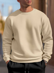 Andrew - Einfarbiges Herren-Sweatshirt mit Rundhalsausschnitt 