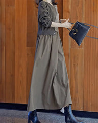 Midi-Pulloverkleid für Damen