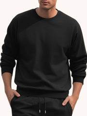 Andrew - Einfarbiges Herren-Sweatshirt mit Rundhalsausschnitt 