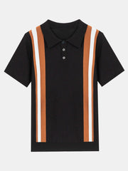Gestreiftes Pullover-Polo