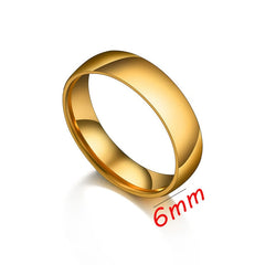 Antonios Edelstahl-Goldring für Herren