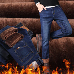 Warme Jeans mit Fleece