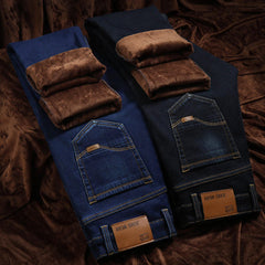 Warme Jeans mit Fleece