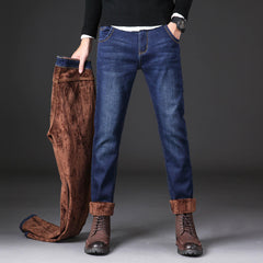 Warme Jeans mit Fleece